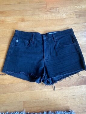 AG Bryn Ex Boyfriend Frayed Hem Denim Shorts